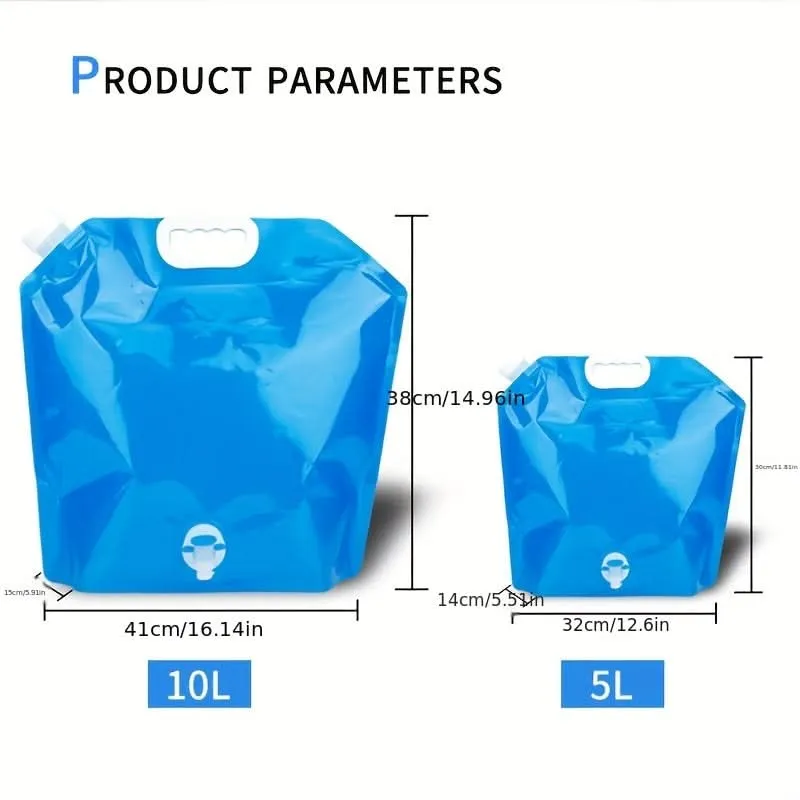Foldable BPA-Free Portable Water Bag