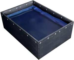 Foldable PVC Canvas Fish Pond - Water Storage Tank for Aquaculture, Outdoor Pool Above Ground, Aquarium Fish Watering