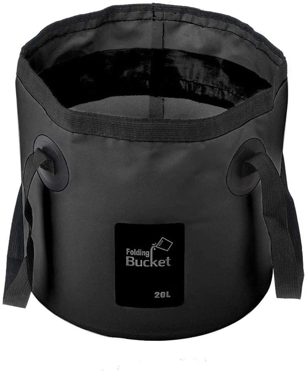 Folding Water Bucket, Large Capacity 20L Camping Storage Container, Outdoor Portable Collapsible Bucket for Travel Camping Picnic Hiking Fishing