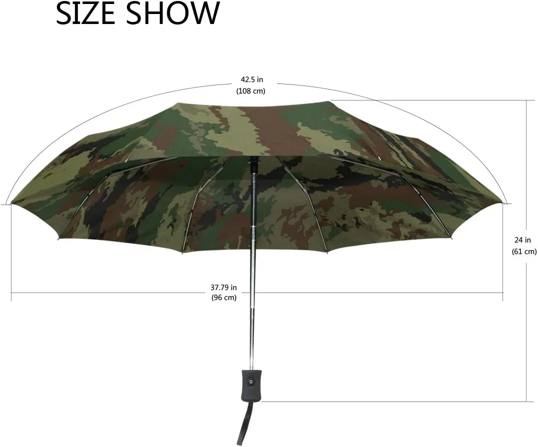 FORMRS Zebra Stripe Umbrella, Auto Open Umbrella Compact Folding Sun Rain Protection, Windproof for Kids Women Men