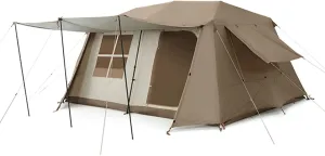 Fully Automatic Ridge Double-Decker Tents, Plus Thick Rainproof Camping Tents, Quick-Open Family Tents.