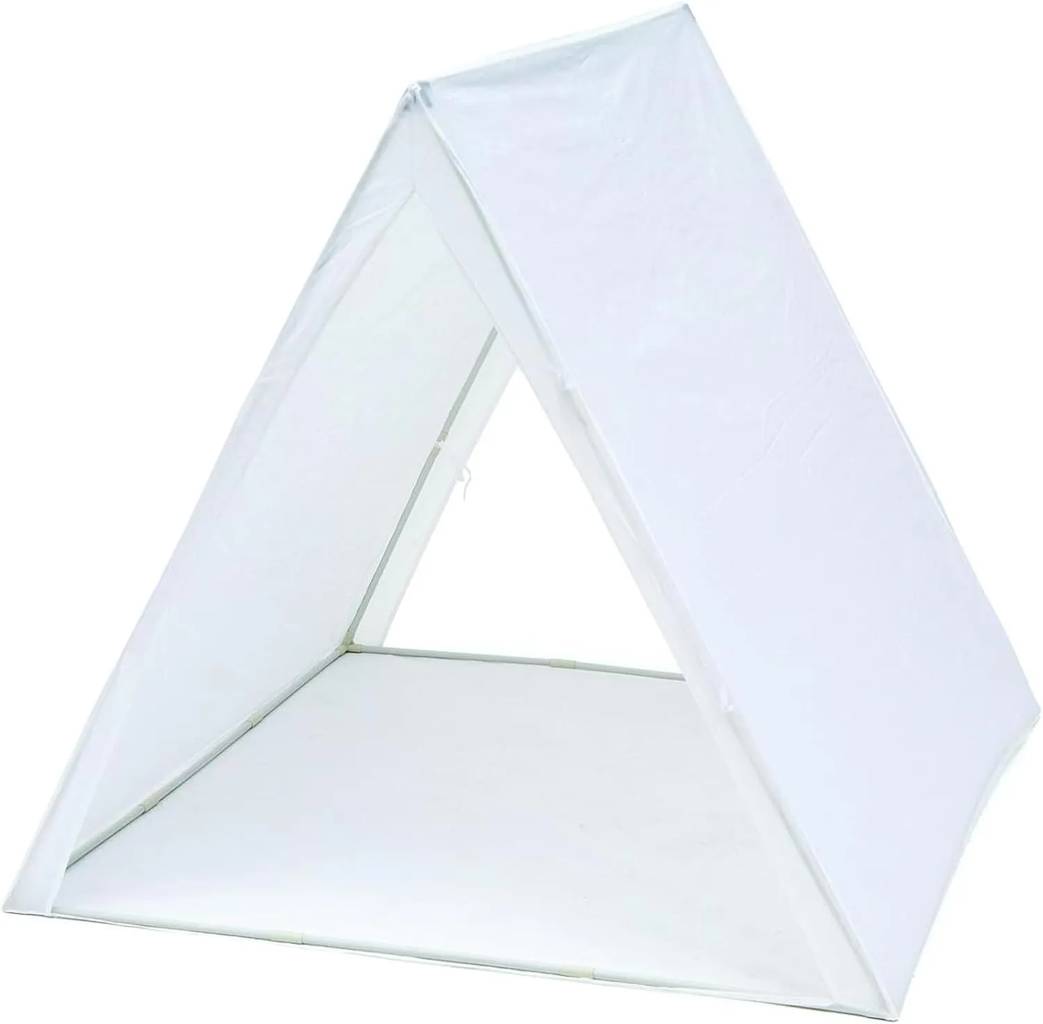 Fun Express Kids Indoor Slumber Party Tent - 45" x 40" White Nonwoven Fabric Tent for Slumber Parties Birthdays School Church & Camp Themed Events - Ideal for Indoor Play & Fun - 1 Piece