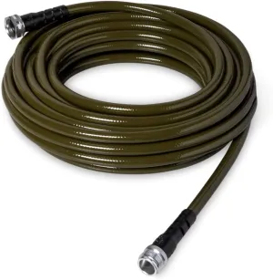 Gardener's Supply Company Super Slim Lightweight Hose, 50 Feet | BPA Free, Kink-Proof & Leak-Proof Extra Long Drinking Water Safe Indoor Outdoor Watering Hose - Green