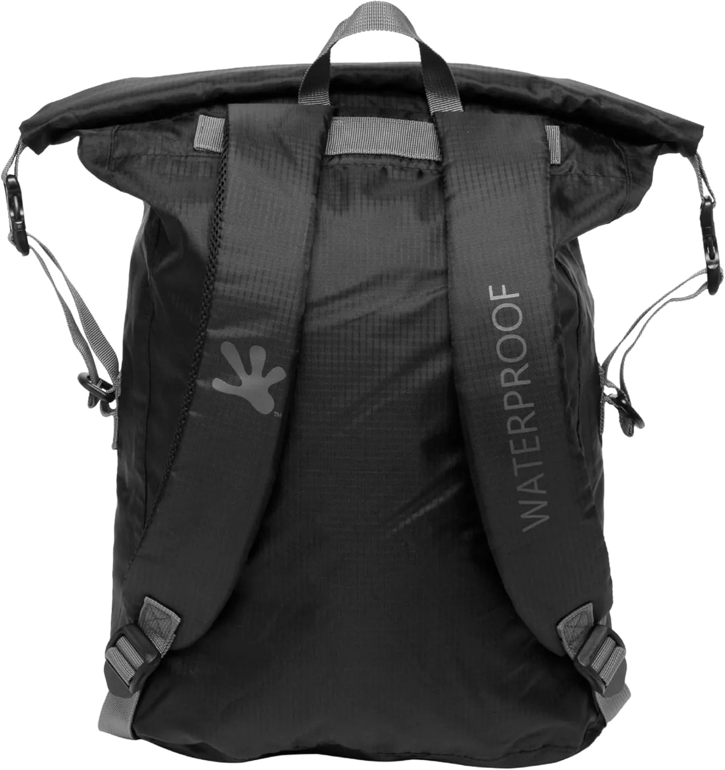 geckobrands Lightweight 30L Waterproof Backpack - Lightweight Watertight Outdoor Bag Hiking Traveling Light Water Activities