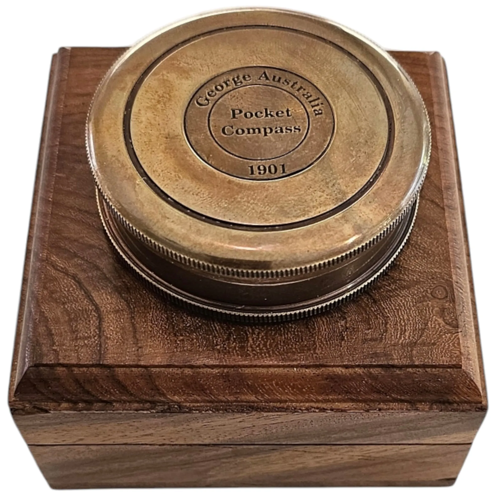 George Australia 1901 Kangaroo Compass | Custom Engraved Brass Antique Replica