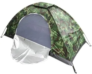 GeRRiT Tent 1-2 Man Camouflage Tent Waterproof Windproof for Outdoor Camping Hiking Lightweight Dome Tent Outdoor Camping