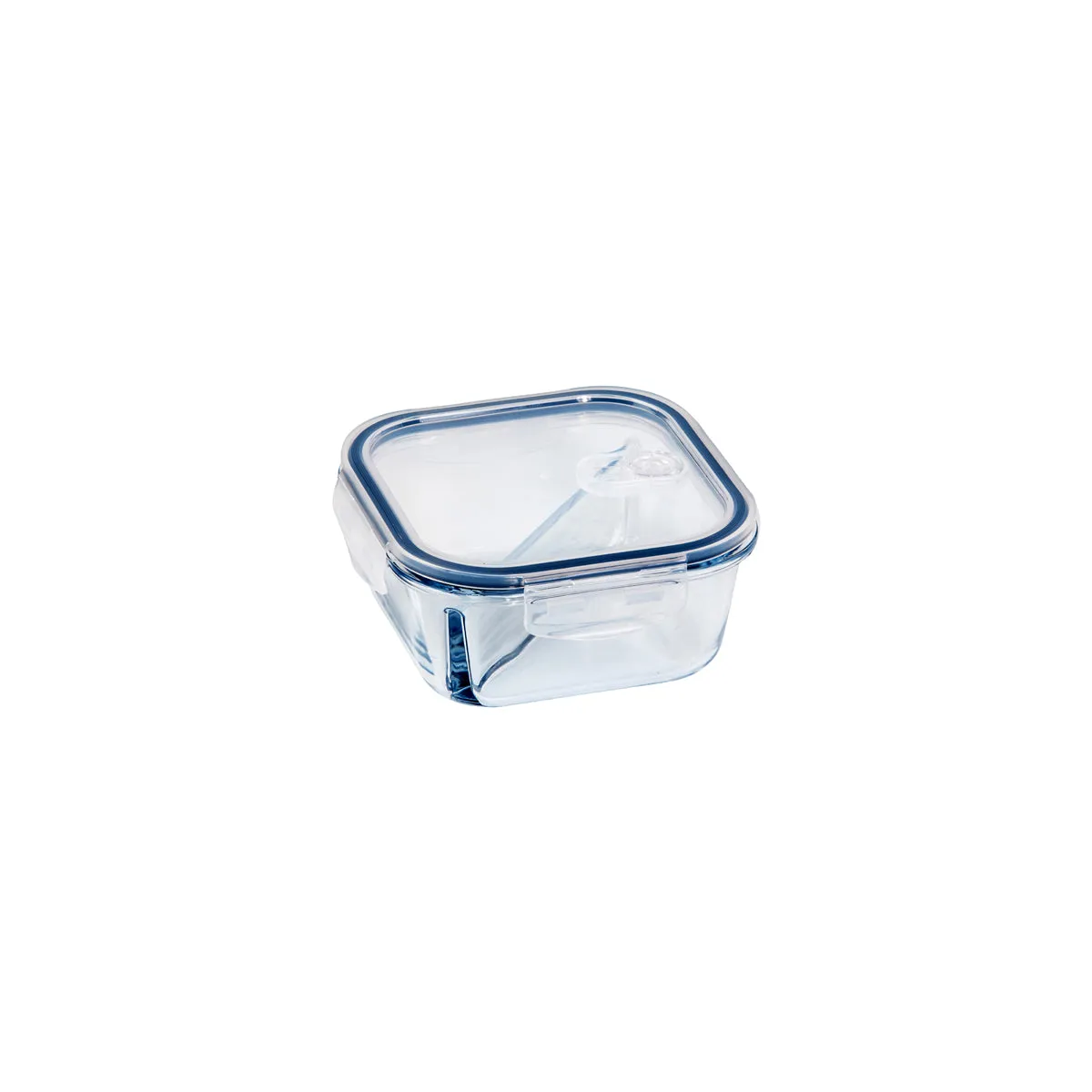 Glass Containers 2 Divider Square 780ml