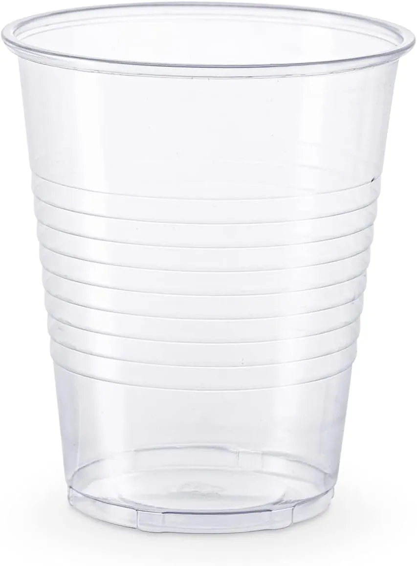 GUSTO Clear Plastic Cups [12 oz - 240 Count] Disposable Cold Drinking Cups for Parties, Events, & Everyday Use - Crystal Clear, BPA-Free, Durable Polypropylene - Formerly Comfy Package