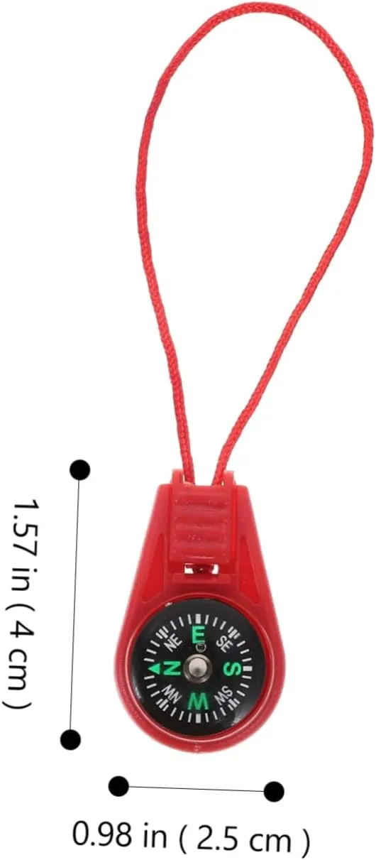 HANABASS Hiking Pocket Compass Acrylic Mini Outdoor Compass Abs Compass Hiking Survival Outdoor Accessories