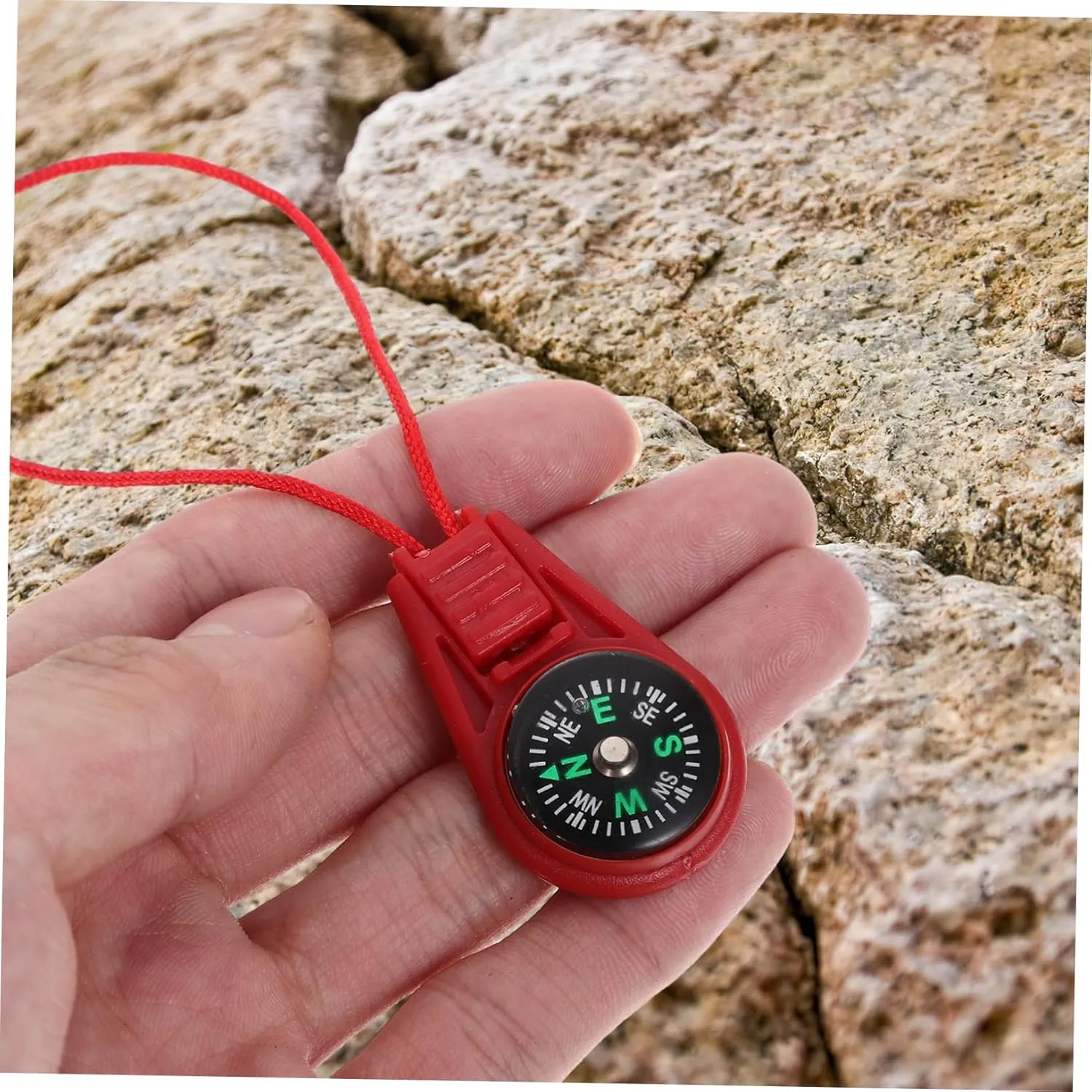 HANABASS Hiking Pocket Compass Acrylic Mini Outdoor Compass Abs Compass Hiking Survival Outdoor Accessories