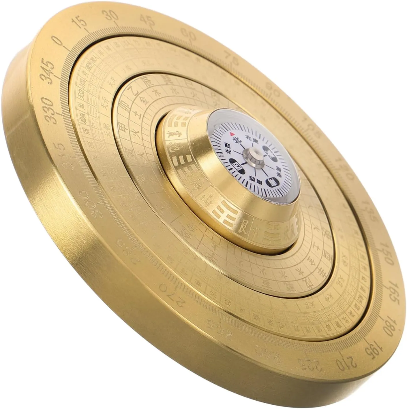 Handheld Compass Backpacking Tool Chinese Feng Shui Ornament Small Luopan for Outdoor