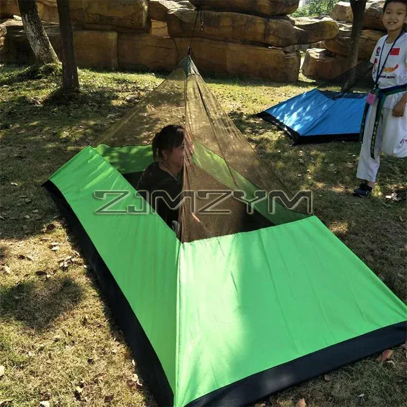 Hanging Tent Inner Tent 1-2 Person Outdoor Camping Tent Anti Mosquito Net Breathable Summer Mesh Tent 220x150x100cm