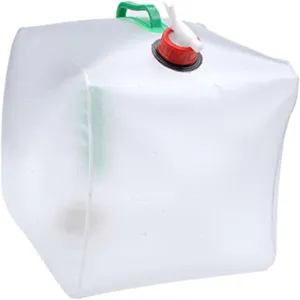 Happyyami Sturdy 5 Gallon Water Container Collapsible Water Tank Portable Outdoor Storage Bag Outdoor Activities Hiking Camping