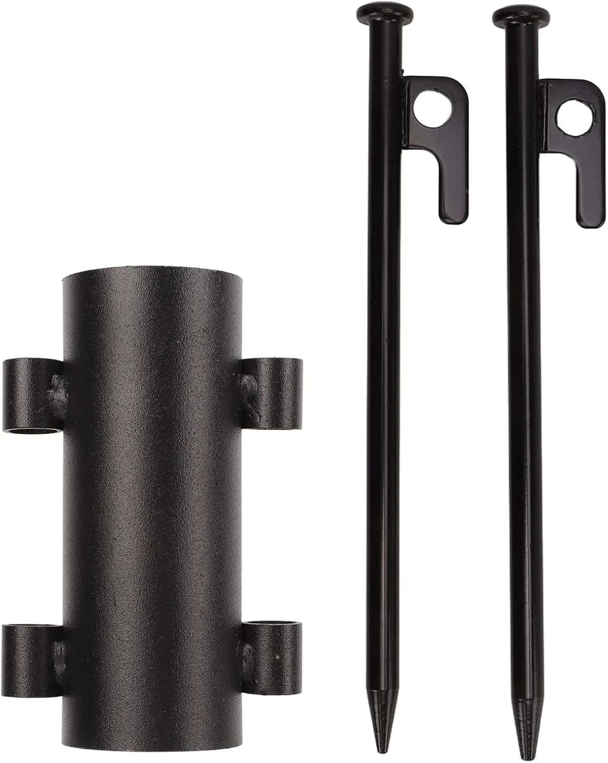 Heavy - Duty Iron Camping Tent Rod Holder - Non - Rusting, Portable & Easy Setup for Outdoor Awnings, Canopy & Tents, Ideal for Camping, Hiking, and Picnics