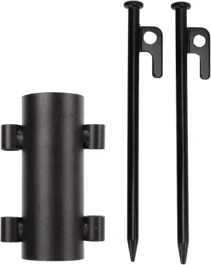 Heavy - Duty Iron Camping Tent Rod Holder - Non - Rusting, Portable & Easy Setup for Outdoor Awnings, Canopy & Tents, Ideal for Camping, Hiking, and Picnics