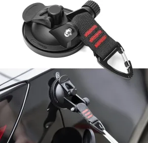 Heavy Duty Suction Cup Hooks - Super Strong Car Camping Accessories for SUV/Tent/Glass, Secure Window Hooks for Campers.