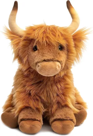 Henley The Highland Cow - 11.5 Inch Stuffed Animal Plush (New Edition)