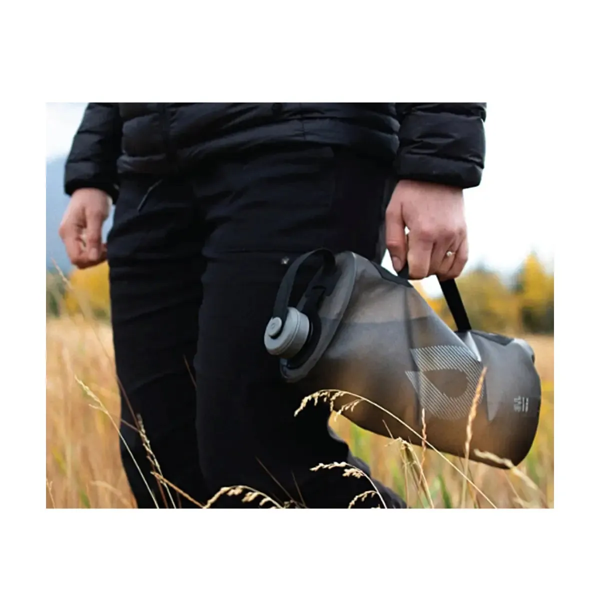 Hydrapak Seeker 4L Collapsible Bottle - Mammoth Grey