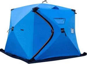 ice Fishing shelter Insulated Winter Portable Thickened Cold-Proof, Wind-Resistant and Warm Tent for 2-3 People(Color:2)