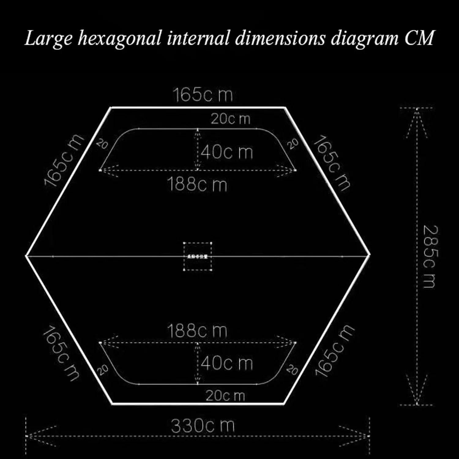 ice Fishing Tent ice Fishing shelter Insulated 3-4 Person Portable Quick-Open Hexagonal Warm and Anti-Cold Ice Fishing Tent with Chimney(Color:5)