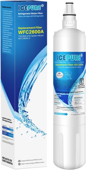 ICEPURE 4204490 Replacement For Sub Zero, Sub-Zero 4204490, 4290510 Refrigerator Water Filter, 1PACK