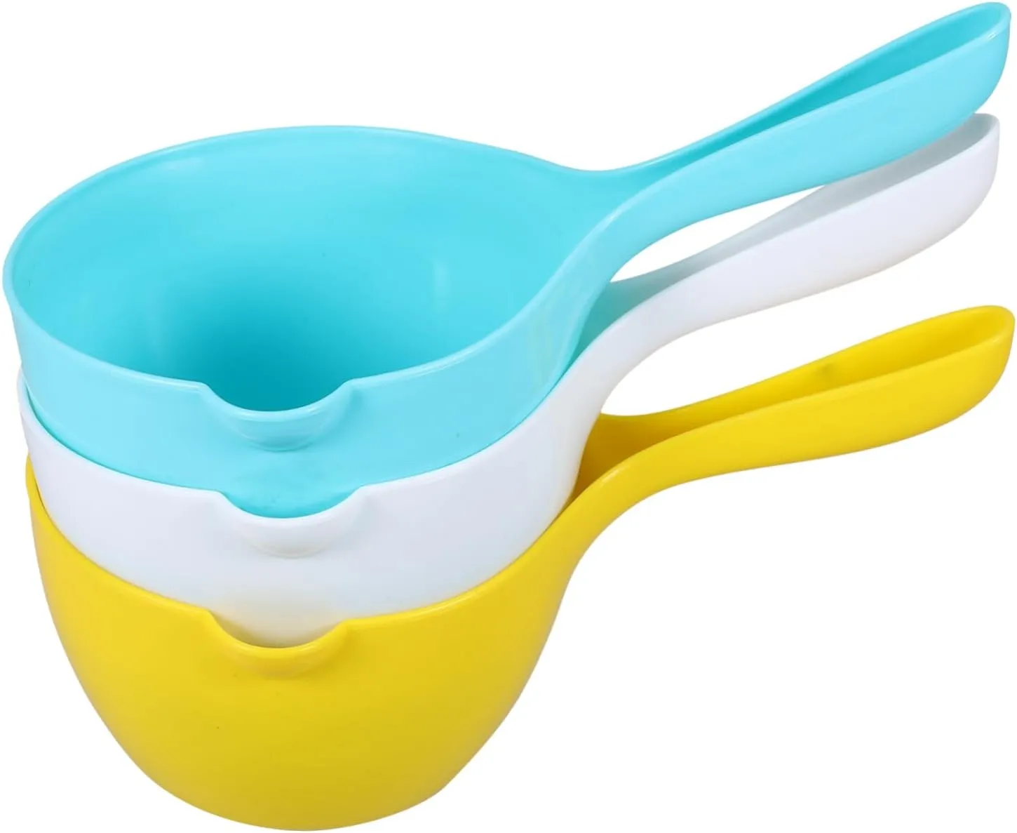 IMIKEYA Elegant Water Ladle Set Collapsible Scoop for Bath Kitchen Garden Ergonomic Handle