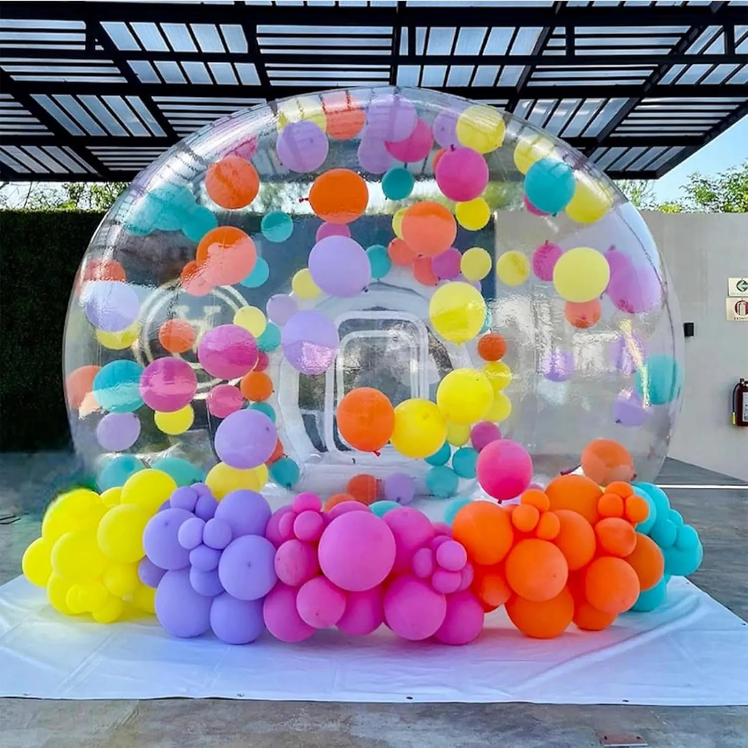 Inflatable Bubble Tent, Inflatable Bubble Camping Tent/Outdoor Rainproof Transparent Dome Bubble House, Suitable for DIY Family Backyard Stargazing Outdoors,5m/16ft