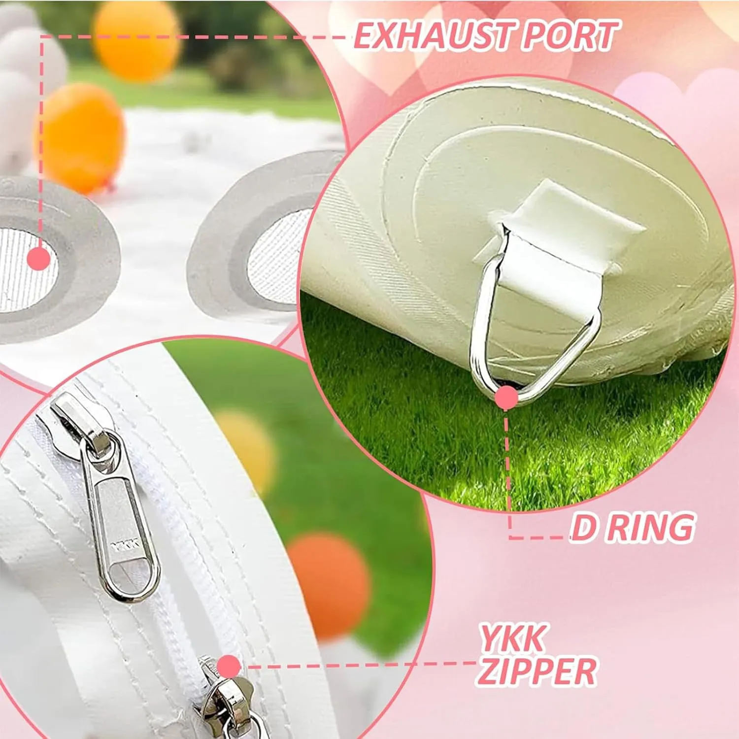 Inflatable Bubble Tent, Inflatable Bubble Camping Tent/Outdoor Rainproof Transparent Dome Bubble House, Suitable for DIY Family Backyard Stargazing Outdoors,5m/16ft