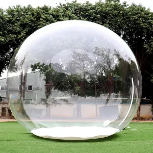 Inflatable Bubble Tent Transparent Outdoor Camping Party Tent Bubble House Rainproof Family Backyard Stadium Rest Place Air Cushion Tent Activity Theme Tent