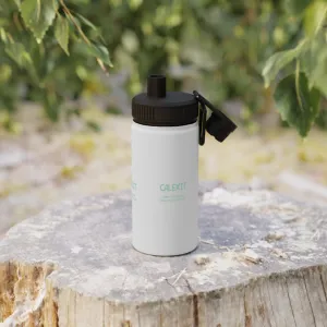 Inspirational Stainless Steel Water Bottle, Motivational Fitness Drink, Yoga Hydration, Outdoor Sports Gear, Gym Essential
