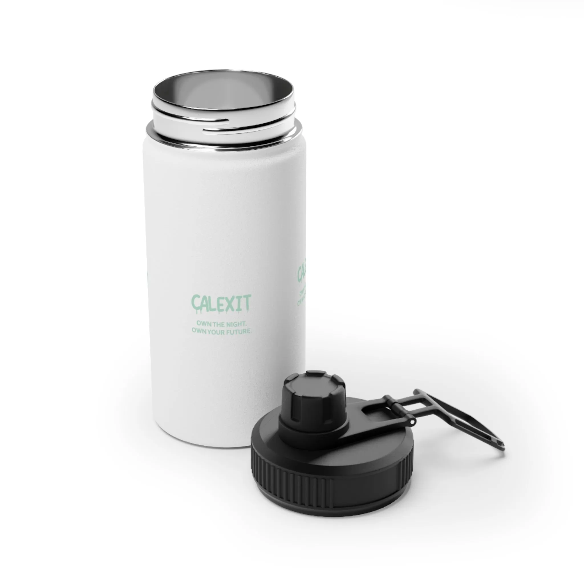 Inspirational Stainless Steel Water Bottle, Motivational Fitness Drink, Yoga Hydration, Outdoor Sports Gear, Gym Essential