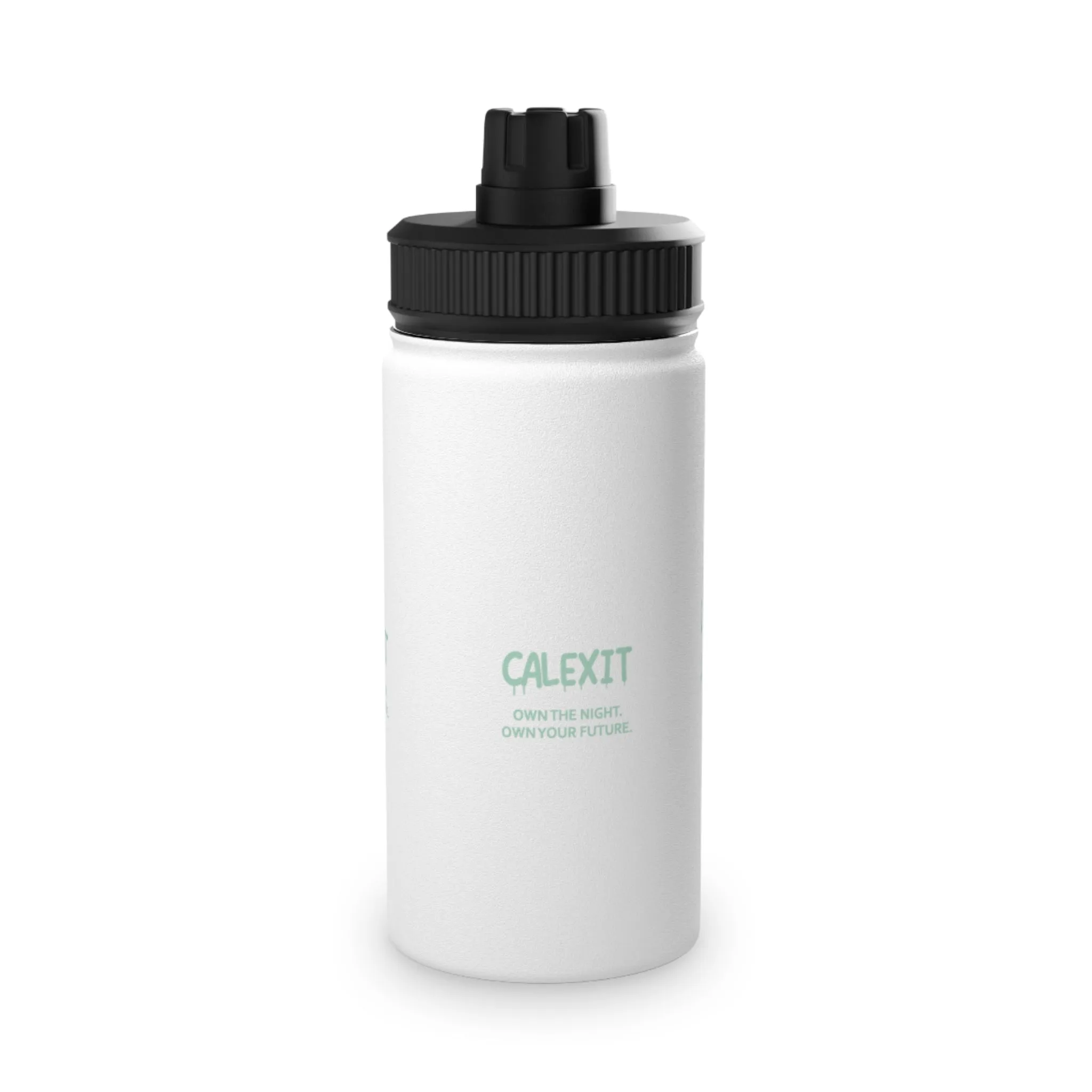 Inspirational Stainless Steel Water Bottle, Motivational Fitness Drink, Yoga Hydration, Outdoor Sports Gear, Gym Essential