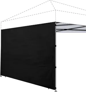 Instant Canopy Sidewall 10×10 for Pop Up Canopy Tent, Waterproof Canopy Sunwall for Straight Leg Canopy with UV Protection, 1 Pack Canopy Side Panels Only(10×10, Black)
