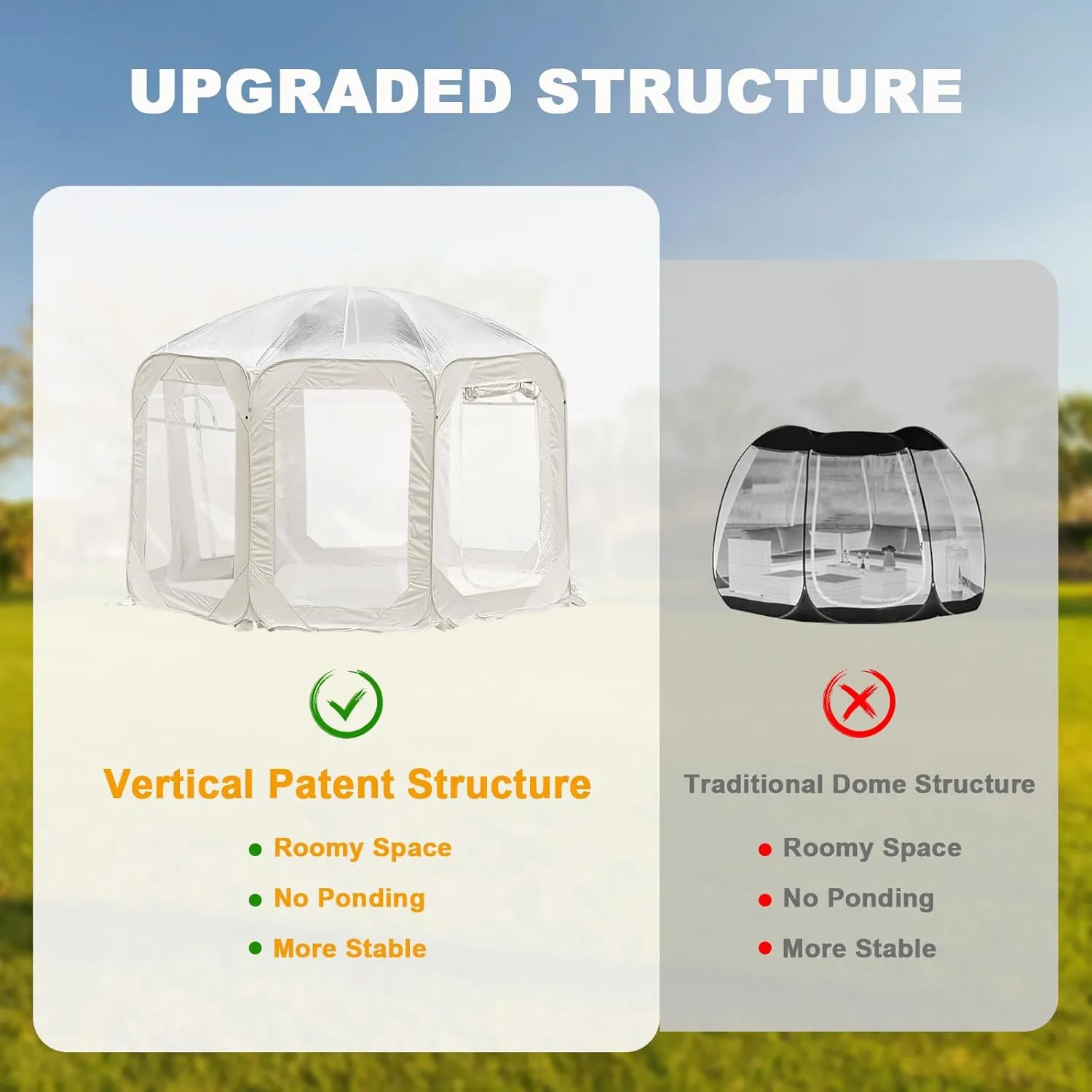 Instant Pop-Up Mesh Camping Tent