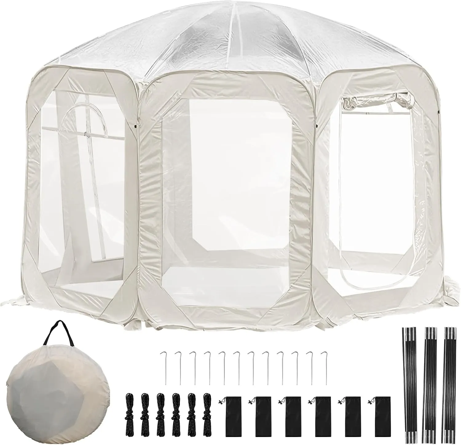 Instant Pop-Up Mesh Camping Tent
