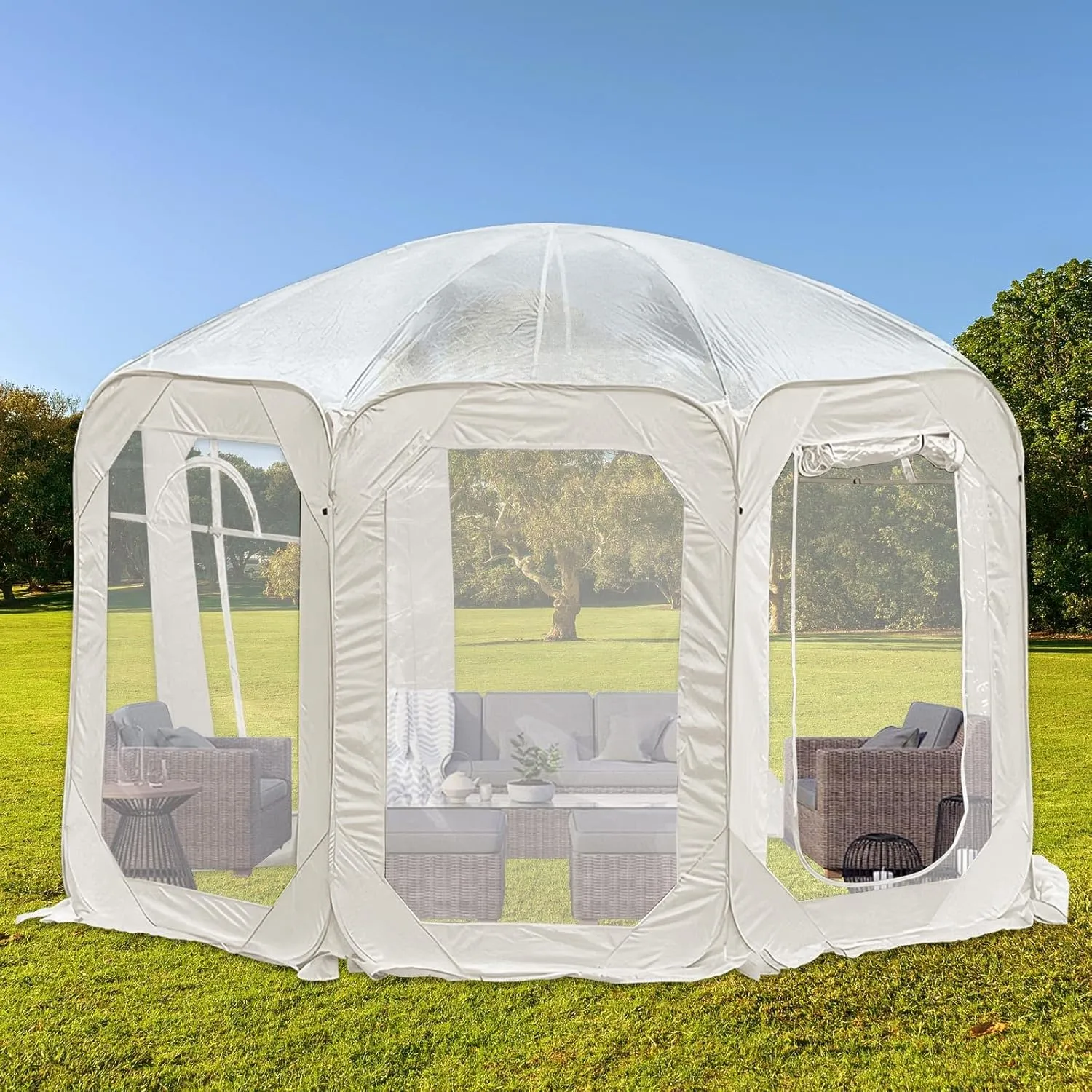 Instant Pop-Up Mesh Camping Tent