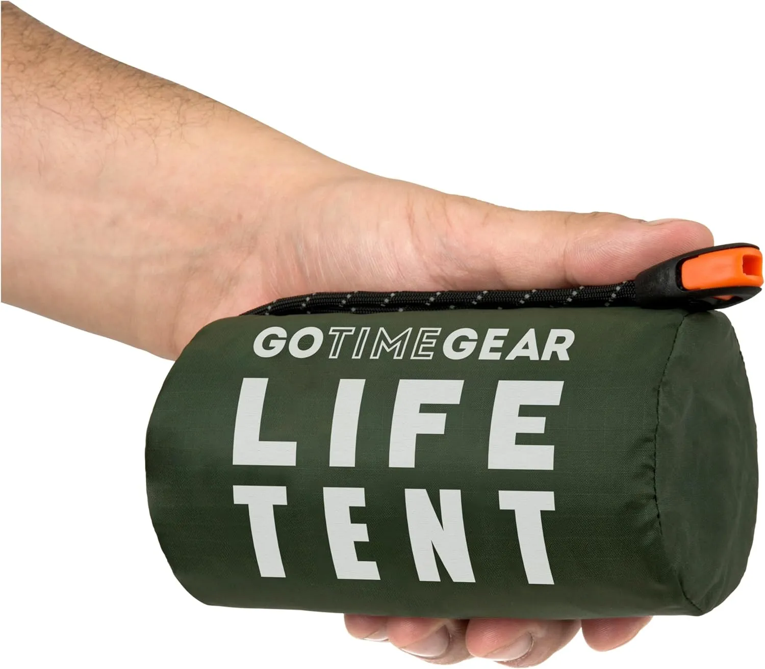 ITEM# 0098   Emergency Survival Shelter – 2 Person Emergency Tent – Use As Survival Tent, Emergency Shelter, Tube Tent, Survival Tarp - Includes Survival Whistle & Paracord (Watch Video)