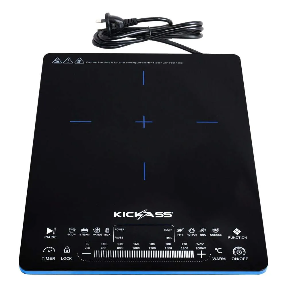 KickAss Quickfire 2000W Portable Induction Cook top