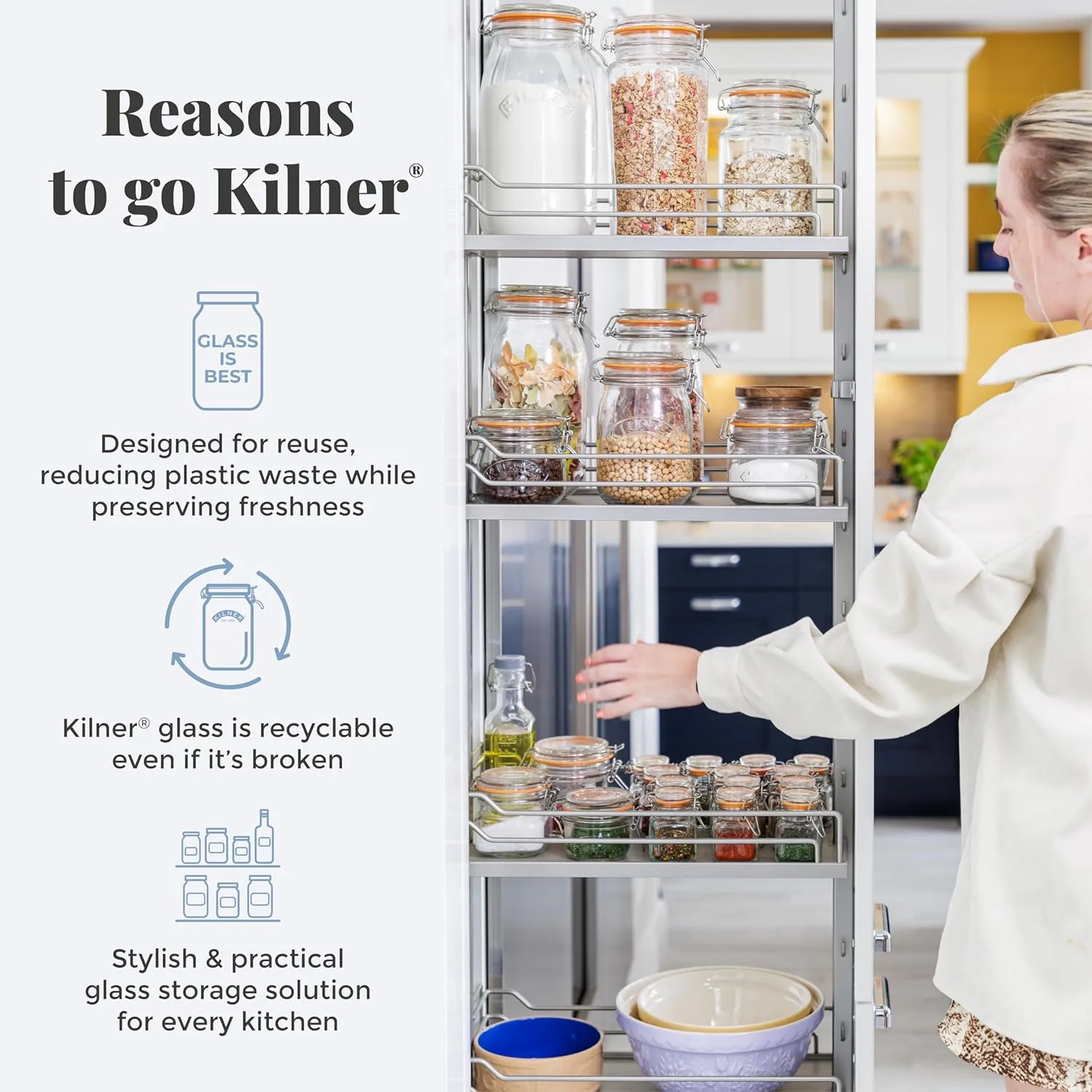 Kilner Parfait & Overnight Oats Breakfast Jar Set