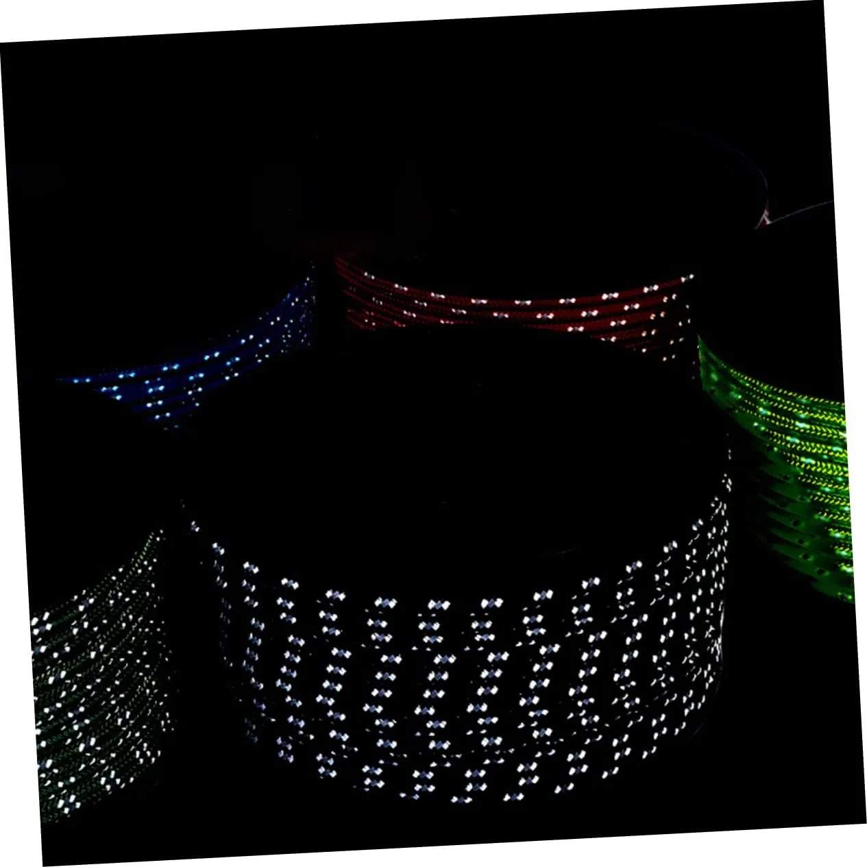 Kisangel 1 Roll Tent Reflective Rope Tent Tie Down Outdoor Tent Tying Ropes Camping Tarp Rope Tent Ropes Tent