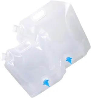 Kisangel Professional Water Storage Bag 2 Pack Collapsible Camping Water Containers Leak-proof Design