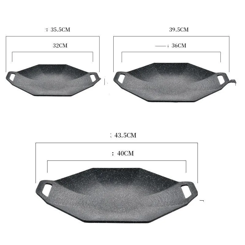 Korean Multifunctional Grill Pan Cooker Cookware