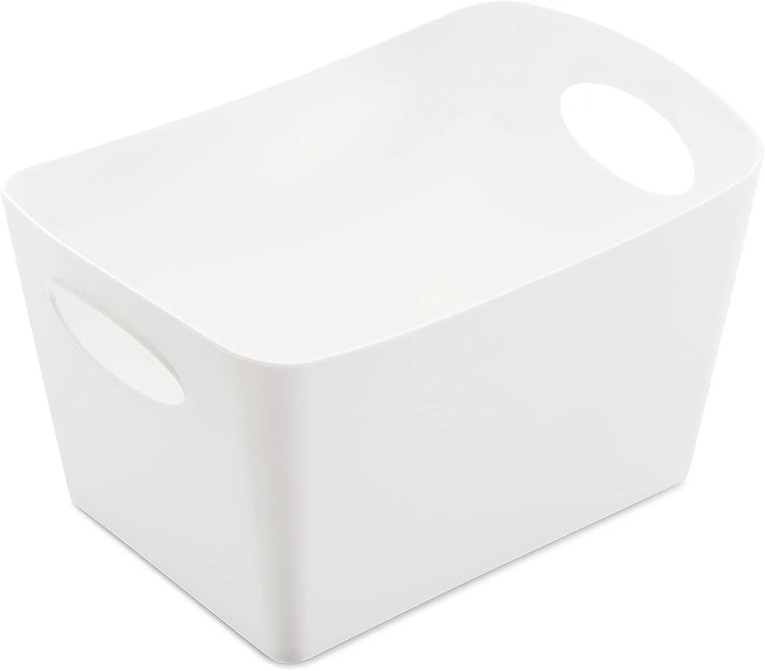 Koziol, Storage Box, Organiser, Container, tub, Plastic, Material, 1l, Recycled White