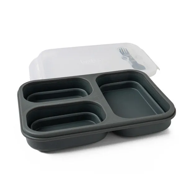 Krumbs Kitchen Collapsible Silicone Meal Prep Container