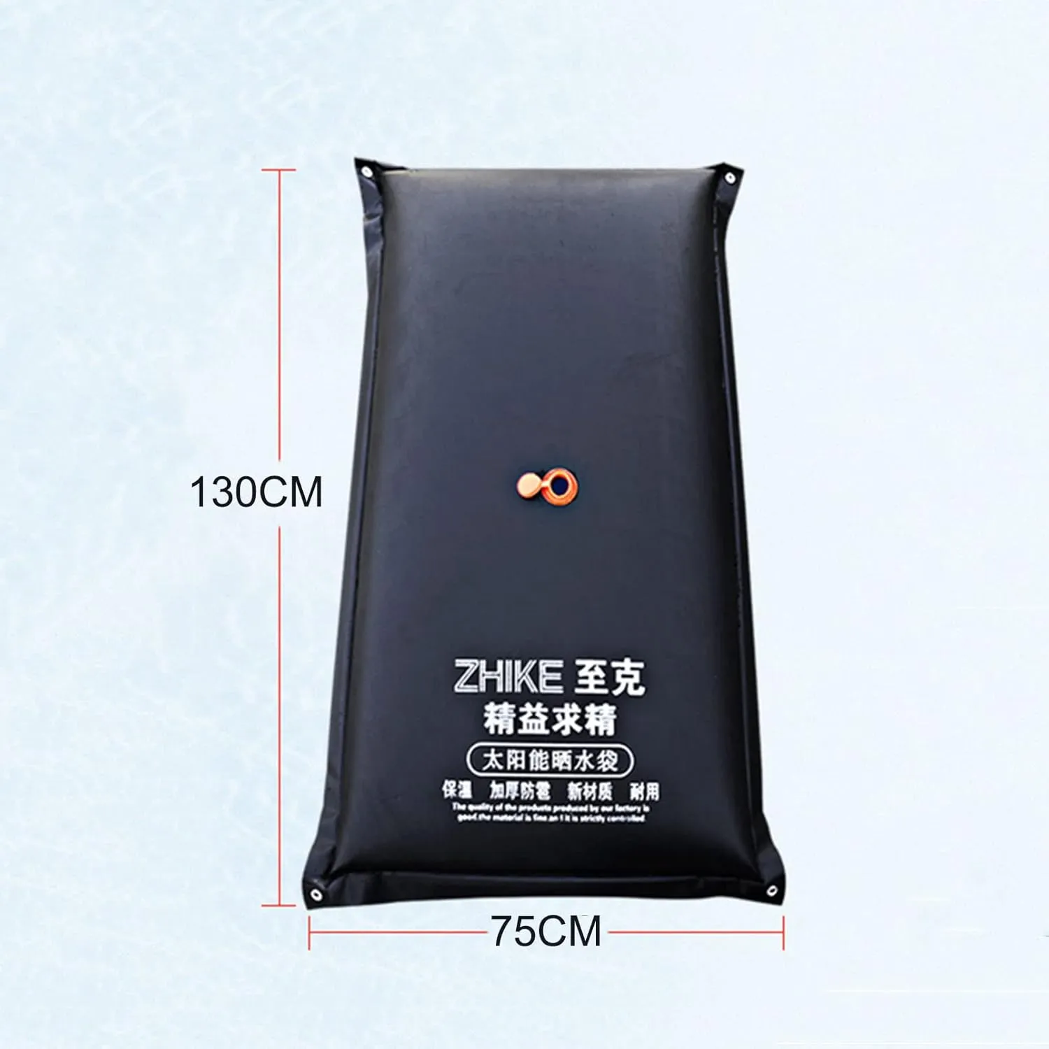 Large-Capacity Solar Heating Bag Outdoor Solar Shower Bag, Camping Traveling Hiking Shower Clean Portable Shower Bag, with Hose and Shower Head, Collapsible Water Bladder Tanks Water Container