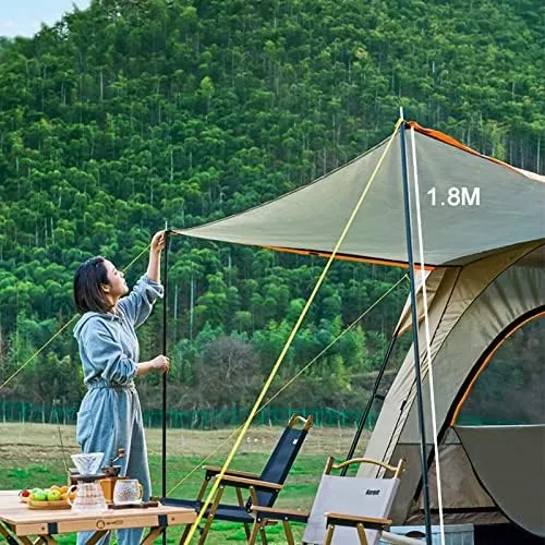 Large Family Tents for Camping 8-12 Person with Living Area, Portable Instant Tent with Removable Rainfly, Waterproof, Big Automatic Tent for Outdoor