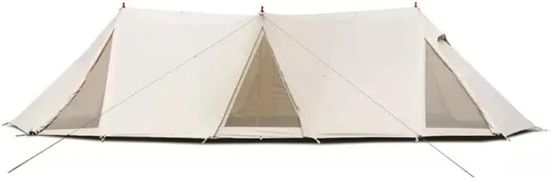 Large Outdoor Canopy Camping Tent Rainproof Awning Oxford Cloth Material Rainproof and Sunshade Windproof and Stable Shading Area 45㎡