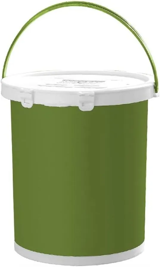 LEIYAN Portable Folding Bucket Collapsible Bucket Camping Water Storage Container,Multifunctional Foldable Water Container for Camping/Hiking/Traveling/Fishing/Car Washing/Gardening