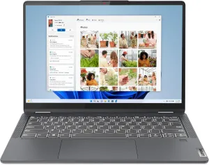 Lenovo IdeaPad Flex 5i - (2023) - Everyday Notebook - 2-in-1 Laptop Computer - Windows 11-14" WUXGA Touchscreen - 8GB Memory - 256GB Storage - Intel Core i3-1215U - Fingerprint Reader - Storm Grey