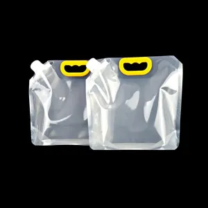 LFFH Folding Water Bag, Portable Outdoor Camping Water Storage Bag Car Water Container BPA Free Plastic Collapsible Water Bag Set (Capacity : 2.5L, Size : 2pcs)